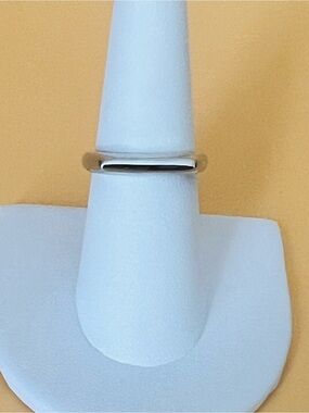 Asymmetrical Silver thumb ring adjustable size stamped .925
